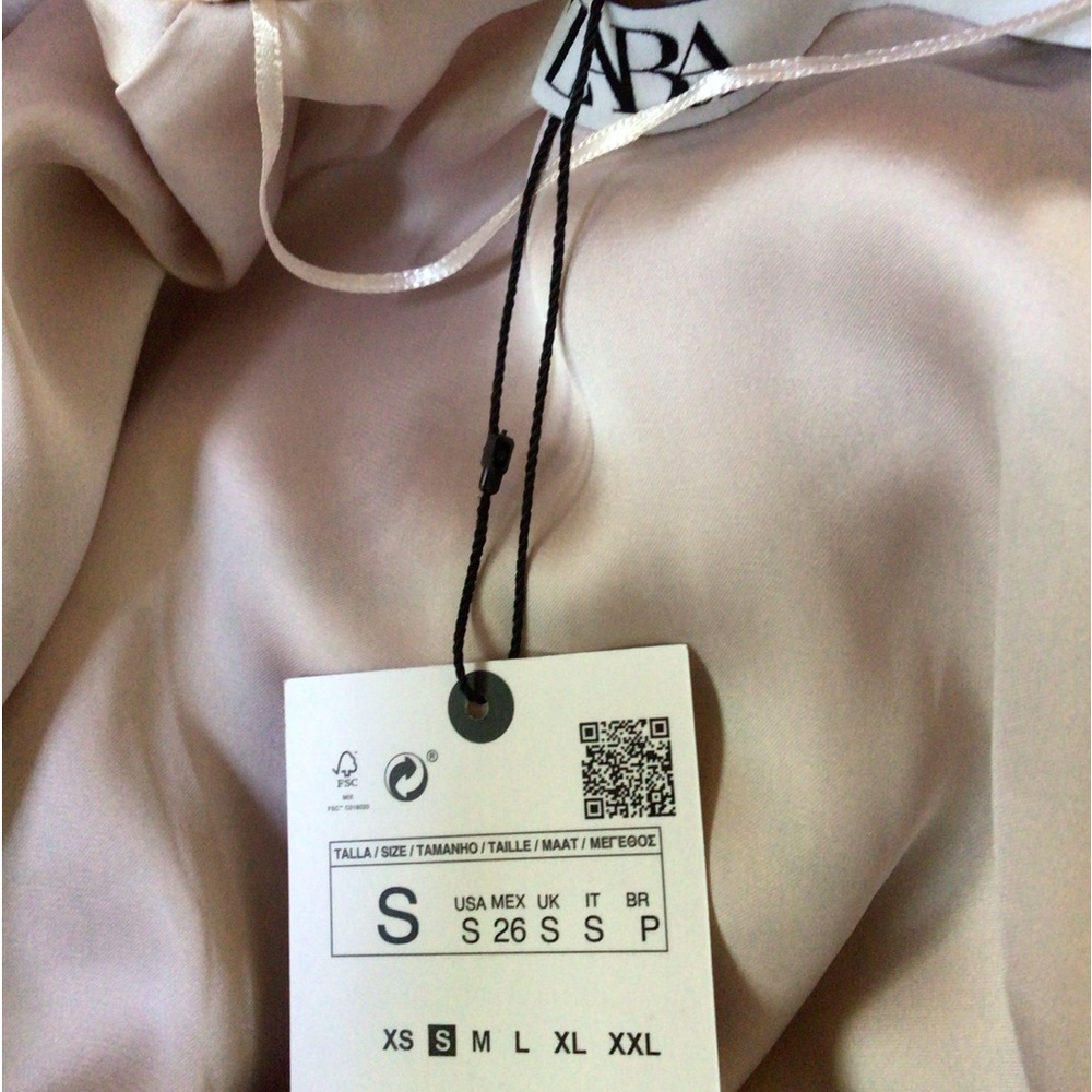 Zara New Belted Printed Kimono Multicolored. Size S, New with tags. - Picture 9 of 12